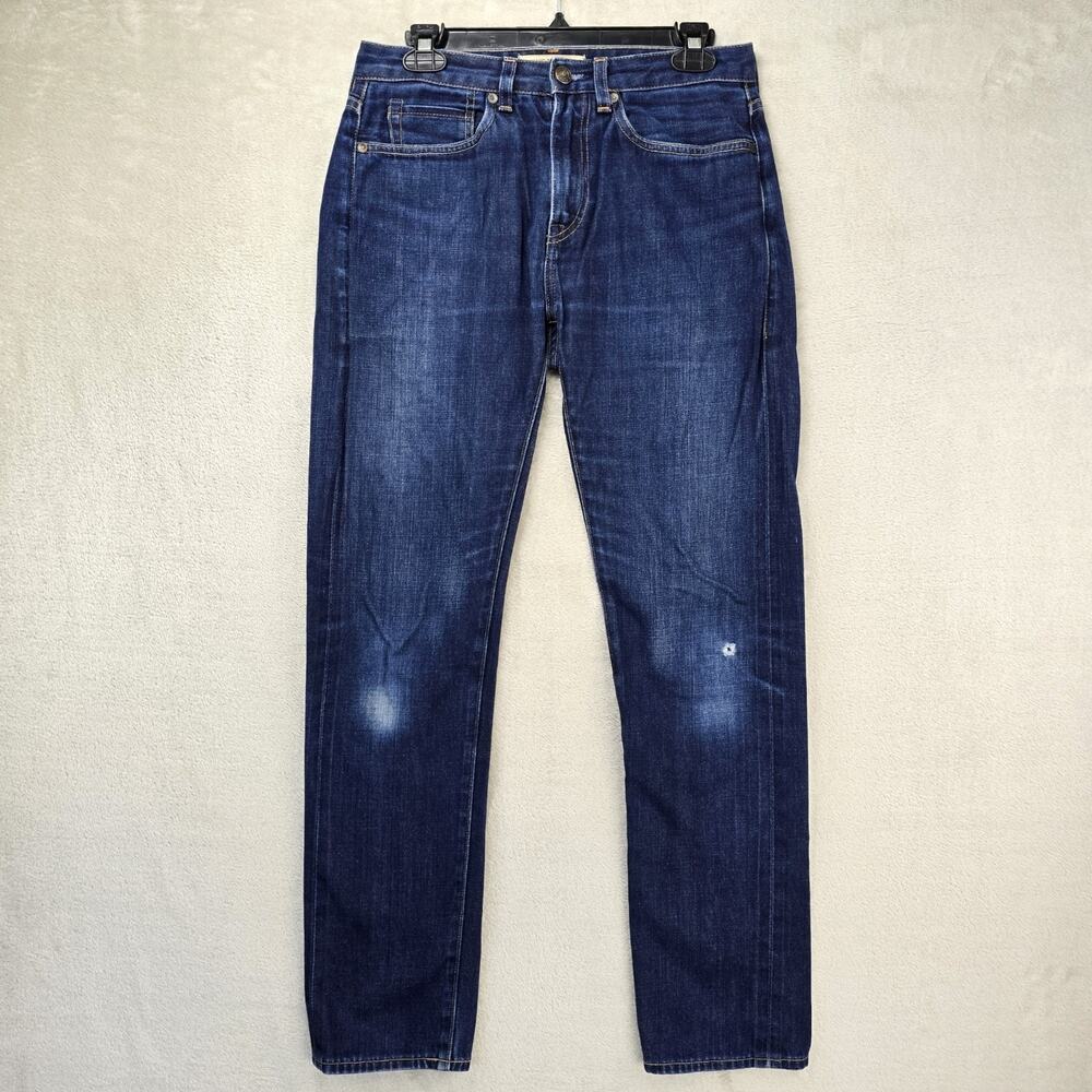 Levis Made & Crafted Jeans Mens Fits 30x31 Dark Blue Tack Slim Denim Selvedge